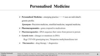 Personalized Medicine.pptx | Free Download