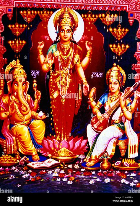 Diwali Story Hindu Gods Stock Photo - Alamy