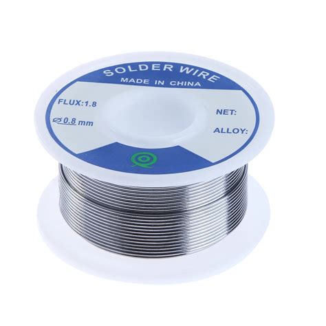 0.8mm 50g Lead Free Tin Silver Solder Wire Welding Flux 3% Tie Lead ...