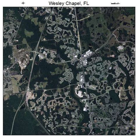 Aerial Photography Map of Wesley Chapel, FL Florida