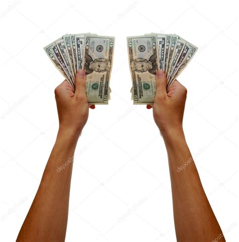 Hand holding cash — Stock Photo © vlue #4624233