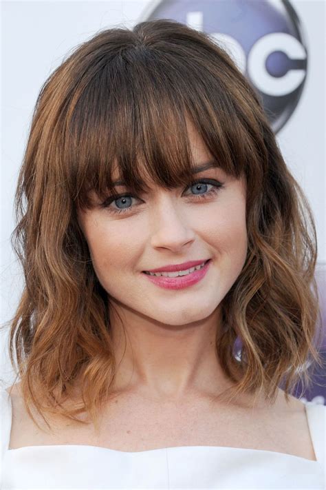 These 40 Celeb Hairstyles Prove That Anyone Can Rock Bangs | Haircuts with bangs, Hairstyles for ...