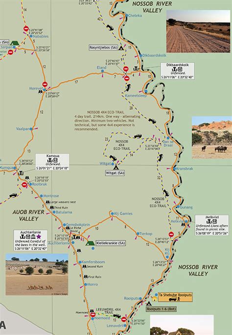 Kgalagadi National Park Map