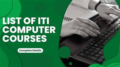 ITI Computer Courses List after 10th and 12th (2024 Guide)