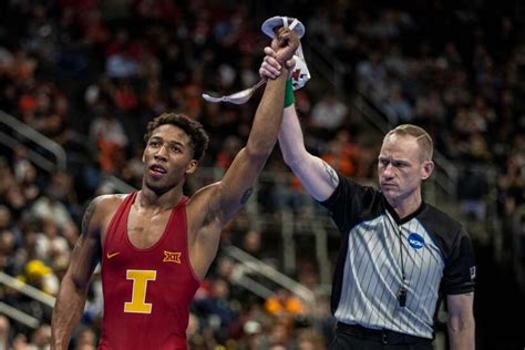 Iowa State pushes six into the semifinals of the Big 12 Wrestling ...