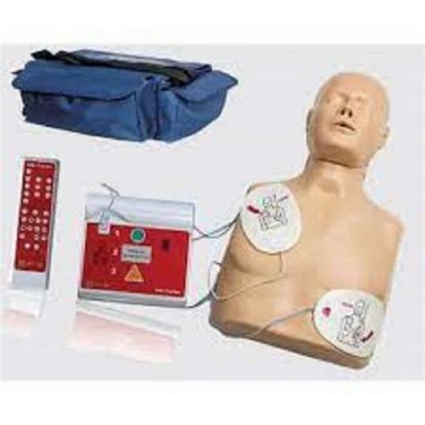 PVC education Torso AED Trainer with CPR Training Manikin, For Medical ...