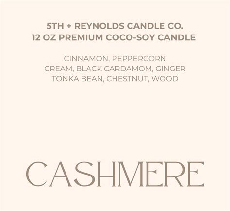 Cashmere Candle – 5thandreynolds