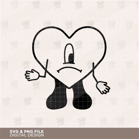 Un Verano Sin Ti Svg and Png BAD BUNNY Heart Svg Digital - Etsy