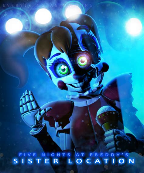 FNAF-SL: Circus Baby (Stylised) by EverythingAnimations on DeviantArt