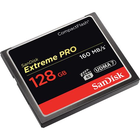 SanDisk 128GB Extreme Pro CompactFlash Memory SDCFXPS-128G-A46