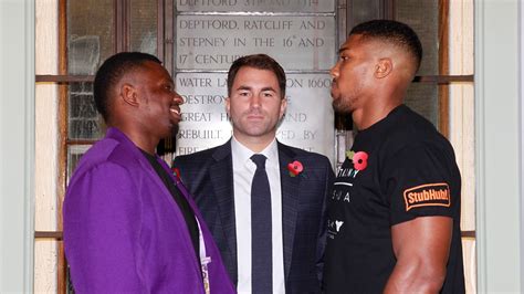 Anthony Joshua and Dillian Whyte trade insults ahead of O2 clash ...