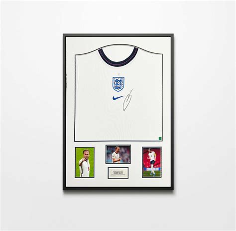 Authentically Signed Harry Kane Shirt – England – Mounts and Frames ...