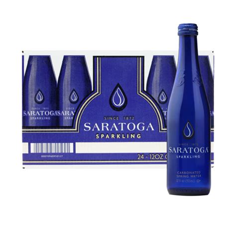 Saratoga Sparkling Spring Water | 12 Ounce, 24 Pack | ReadyRefresh