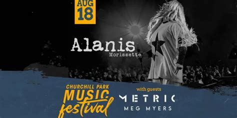 Churchill Park Music Festival Headliner Alanis Morissette Sells Out ...