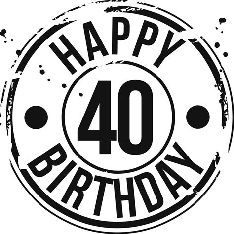 40th birthday clipart - Clip Art Library