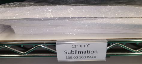 13" x 19" Sublimation Paper (PACK)-1319SubPack