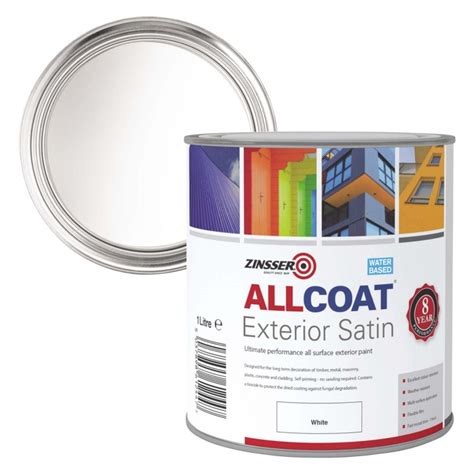 Zinsser AllCoat Exterior Satin White | Selco