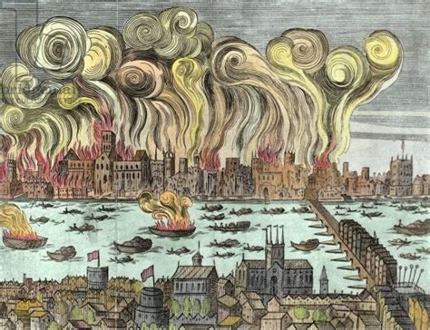 Bridgeman Images | Great fire of london, The fire of london, London drawing