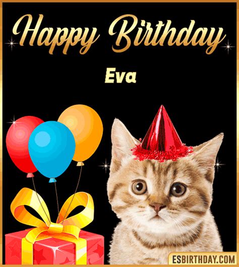 Happy Birthday Eva GIF 🎂 Images Animated Wishes【28 GiFs】