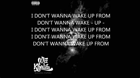 Wiz Khalifa - Wake Up (Lyrics) HD - YouTube