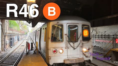 R46 Subway Cars In Service on the (B) Line - YouTube