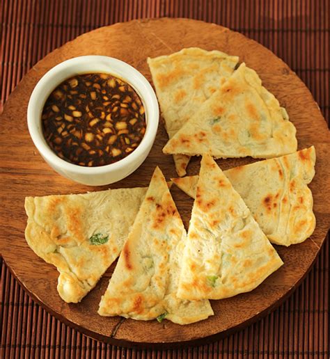 Scallion Pancakes Korean-Style with Lemon Soy Dipping Sauce