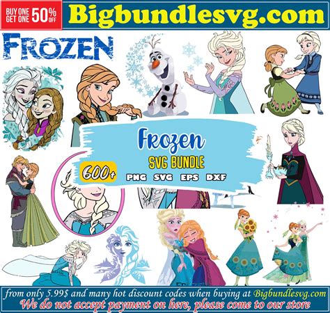 Frozen SVG, Frozen Svg Bundle, Anna Svg, Olaf Svg, Frozen Si - Inspire Uplift