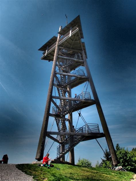 Free Images : architecture, sky, wood, building, lookout, high, platform, landmark, spiral ...