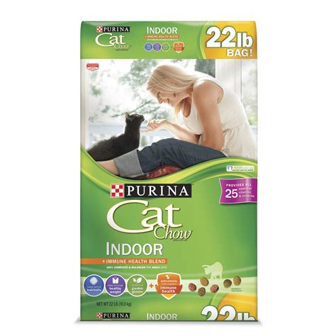 22-lb Purina Cat Chow Hairball, Healthy Weight, Indoor Dry Cat Food ...