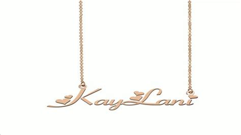 personalized KayLani name necklace [Video] | Name necklace, Custom name necklace, Necklace