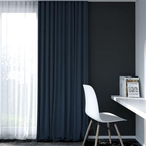 10 Curtain Colors for Adding Drama to Your Black Wall - roomdsign.com