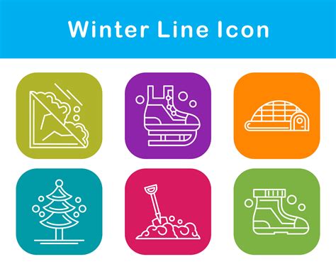 Winter Vector Icon Set 20653919 Vector Art at Vecteezy