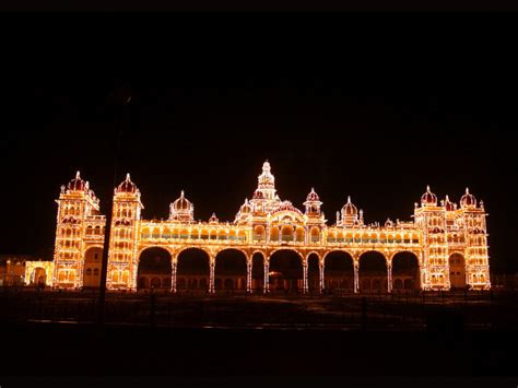 Mysore Palace at Night – A Photo Tour - Nativeplanet