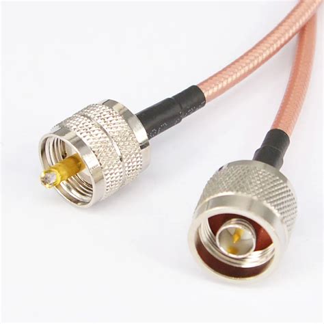 6 Pieces WIFI Antenna Cable N type Male Plug to UHF Male PL259 Connector Low Loss RG142 15cm ...