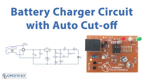 Battery Charger Circuit Diagram with Auto Cut-off