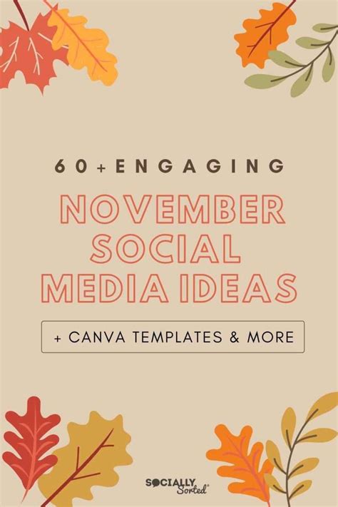 60+ November Social Media Ideas + Canva Templates (2025)