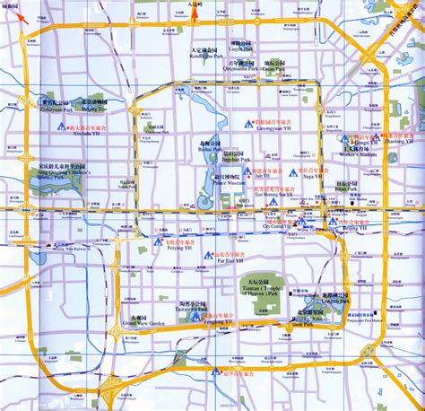 Beijing Map - Beijing • mappery