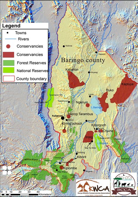 Baringo Conservancies Map - Baringo County Conservancies Association