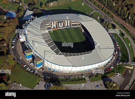 aerial view of Hull City's KCom Stadium, Hull Stock Photo - Alamy