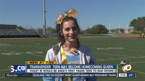 Transgender teen looks to become San Ysidro High School's homecoming queen - YouTube