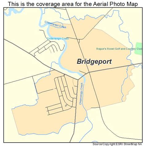 Aerial Photography Map of Bridgeport, NY New York