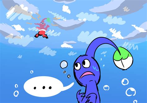 Blue Pikmin by Donkeyshspittle on DeviantArt