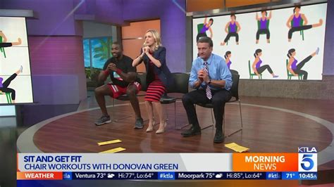 Sit and Get Fit, Chair Workouts With Donovan Green | KTLA