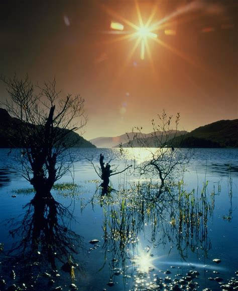 Spectacular winter sun over Loch Lomond. | Landscape photography, Loch lomond, Stunning photography