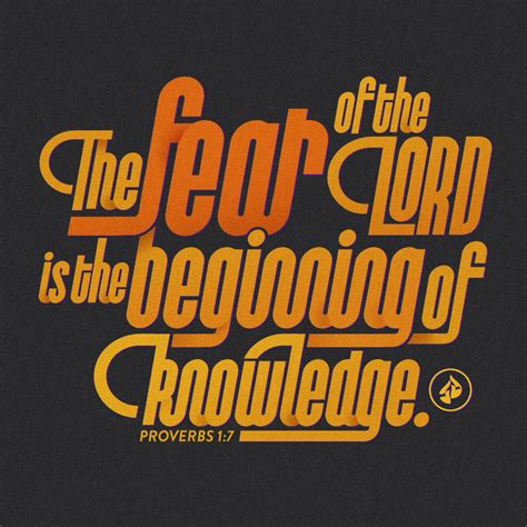 The fear of the LORD is the beginning of knowledge. Proverbs 1:7 | Cool words, Fear of the lord ...