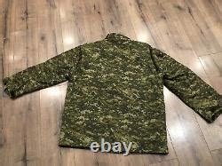 Kosovo Army Fsk Military Digital Camo Light Winter Jacket Coat Camouflage L Size