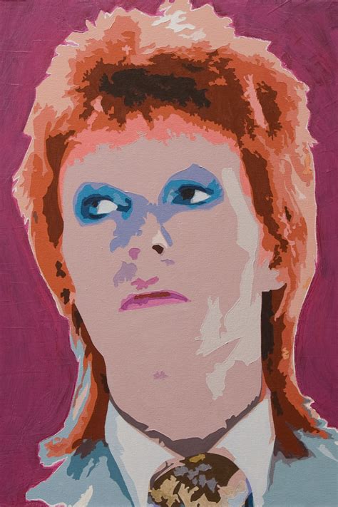 Pin on Oil David bowie