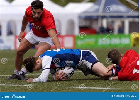 Rugby Europe Sevens Club Champion`s Trophy in St. Petersburg, Russia Editorial Photography ...