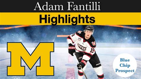 2022 Adam Fantilli Highlights. NCAA Michigan Wolverine - Win Big Sports