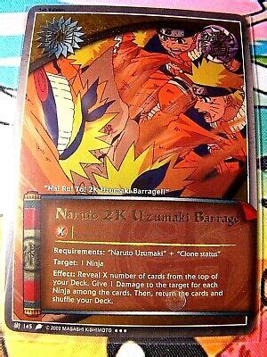 Naruto 2K Uzumaki Barrage #145 1st Edition | eBay